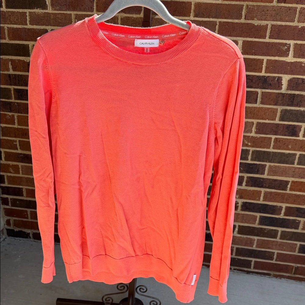 Calvin Klein Vibrant Orange Pullover